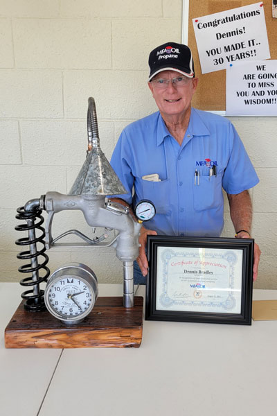 BPLP Driver Dennis Bradley Retires After 30 Years of Fuel Deliveries